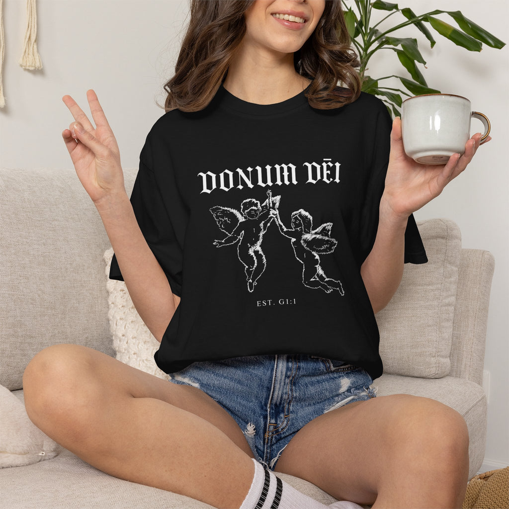 Donum Dei Summer T-Shirt — Religious Latin Faith Tee