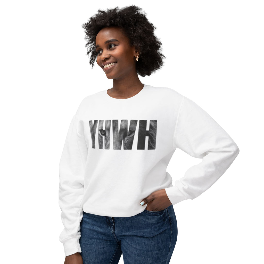 YHWH Crewneck Sweatshirt — Religious Faith Christian Prayer Pullover