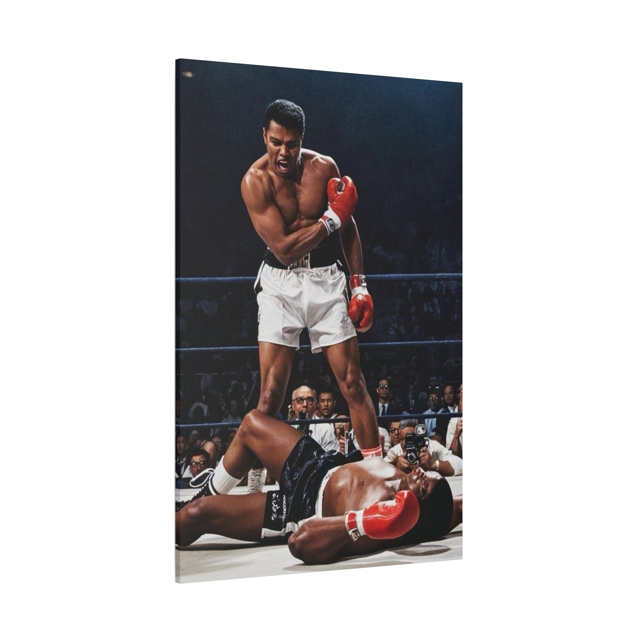 Iconic Knockout Boxing Matte Canvas Wall Art — Greatest Boxer