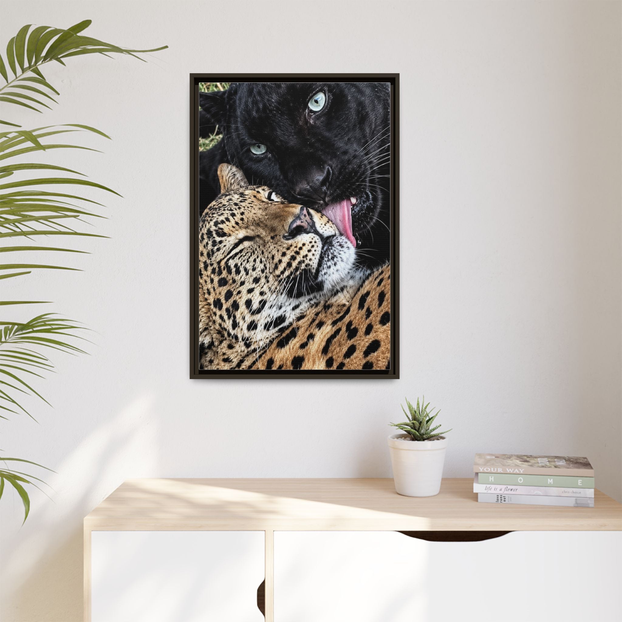 Matte Canvas, Framed (Multi-color)