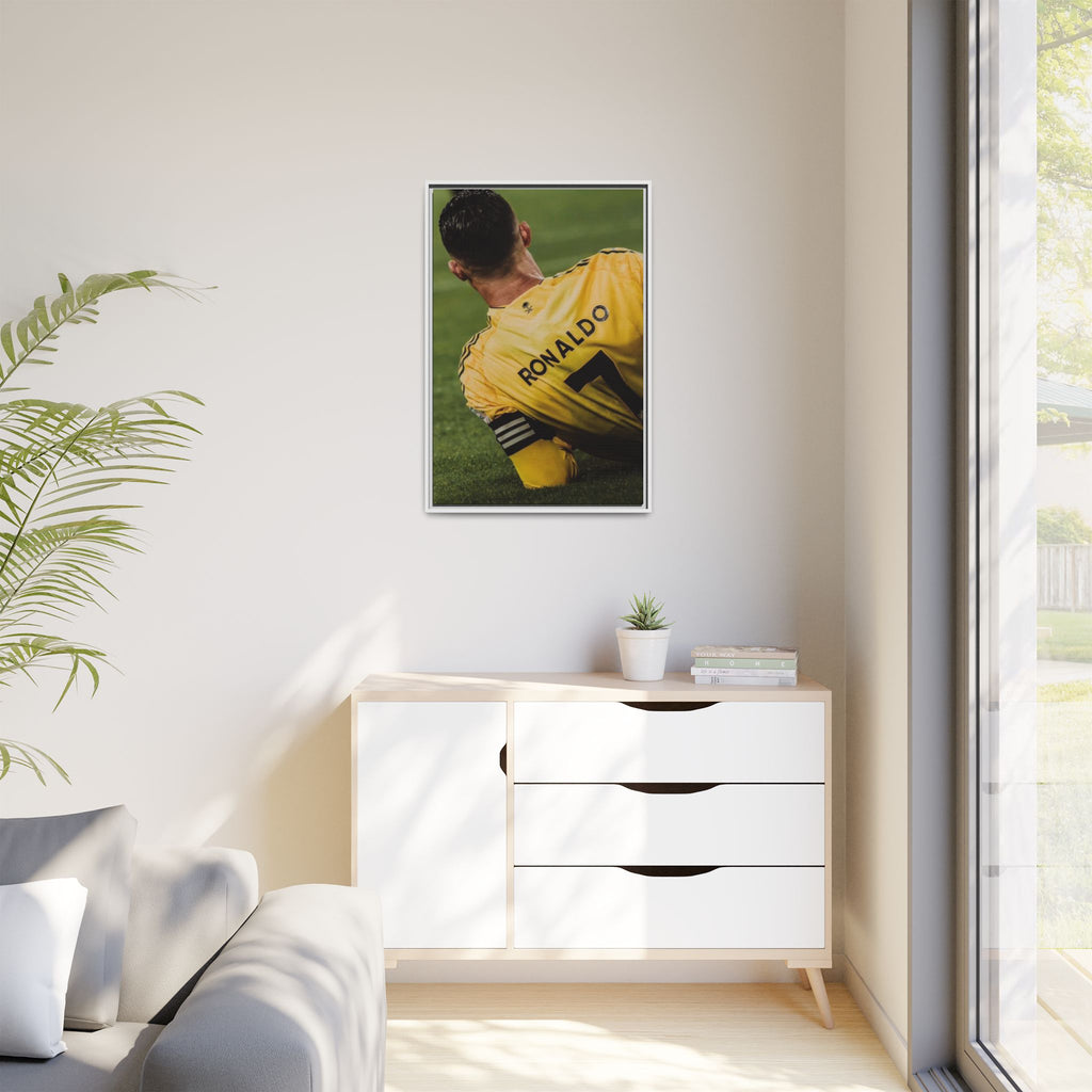 Framed Matte Canvas Poster – DONUM DEI™ | Legacy Greatest No. 7 — Eternal Great ICON