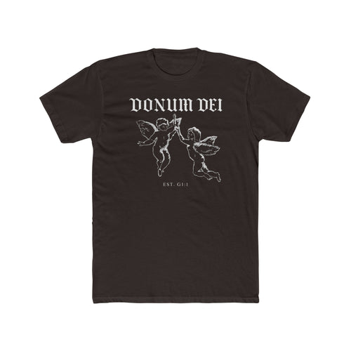 Angel Cherub Tee — "Donum Dei" Vintage-Inspired Christian Graphic T‑Shirt