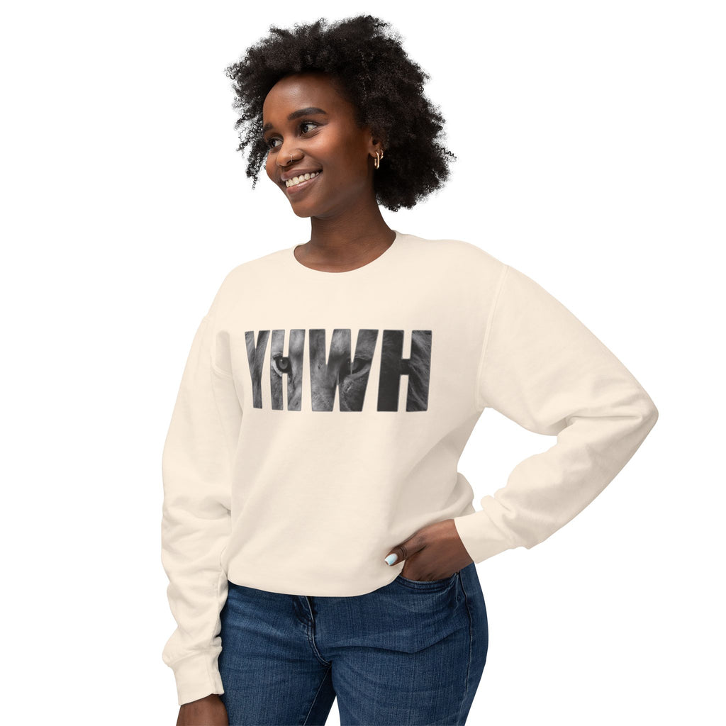 YHWH Crewneck Sweatshirt — Religious Faith Christian Prayer Pullover