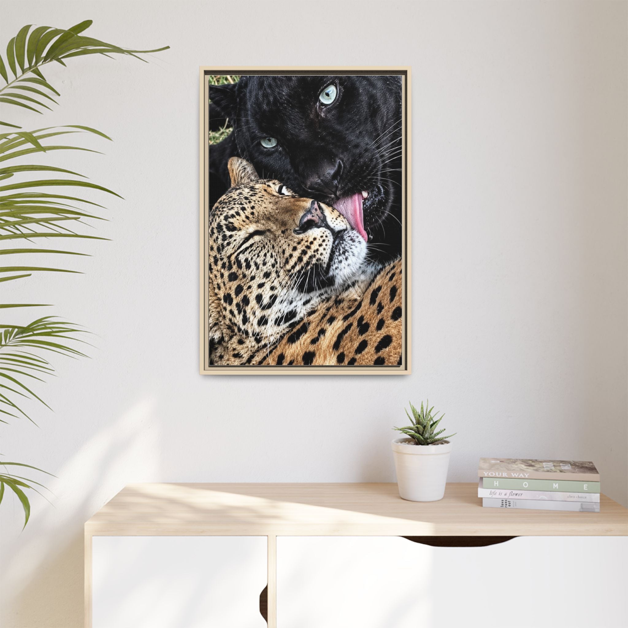 Matte Canvas, Framed (Multi-color)