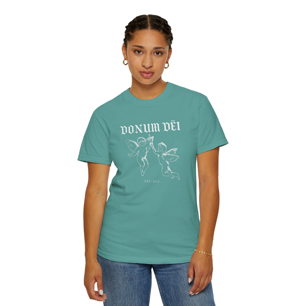 Donum Dei Summer T-Shirt — Religious Latin Faith Tee