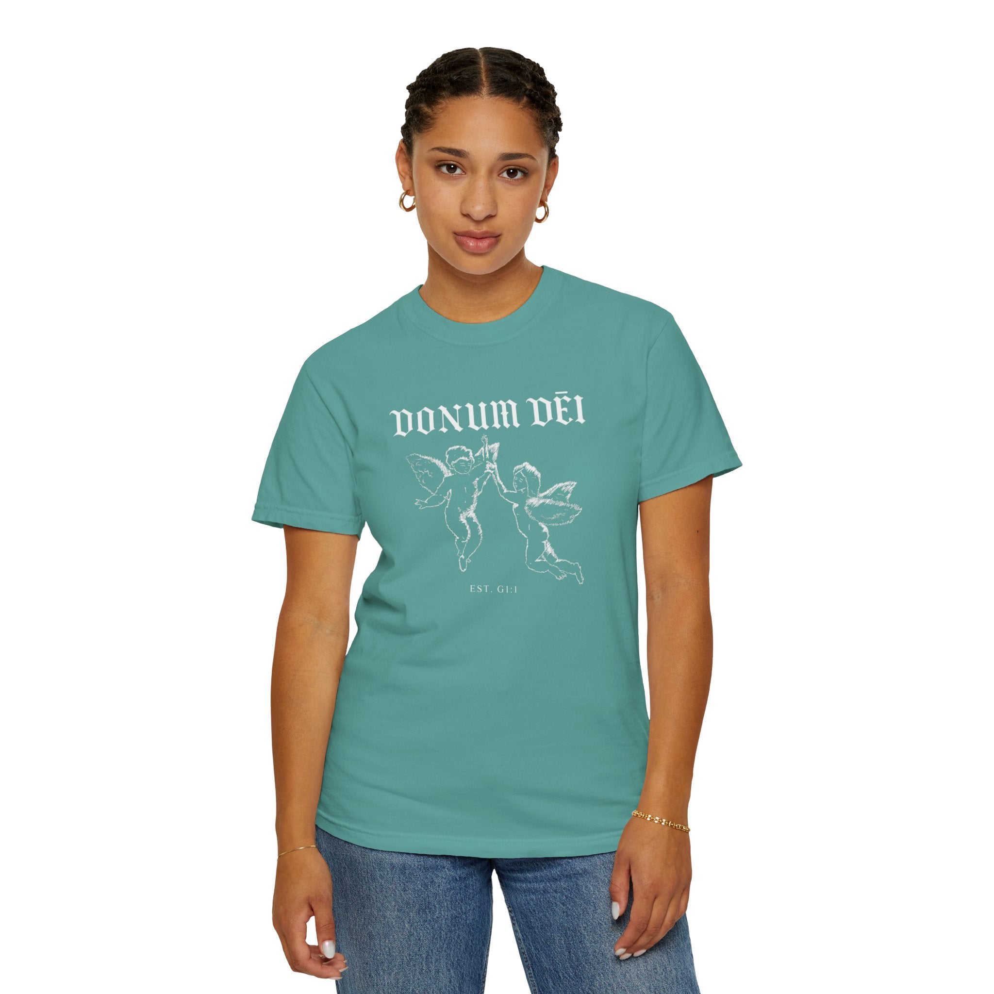 Donum Dei Summer T-Shirt — Religious Latin Faith Tee