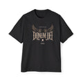 Donum Dei Graphic Tee — Angel Wings Men's Oversized T-Shirt