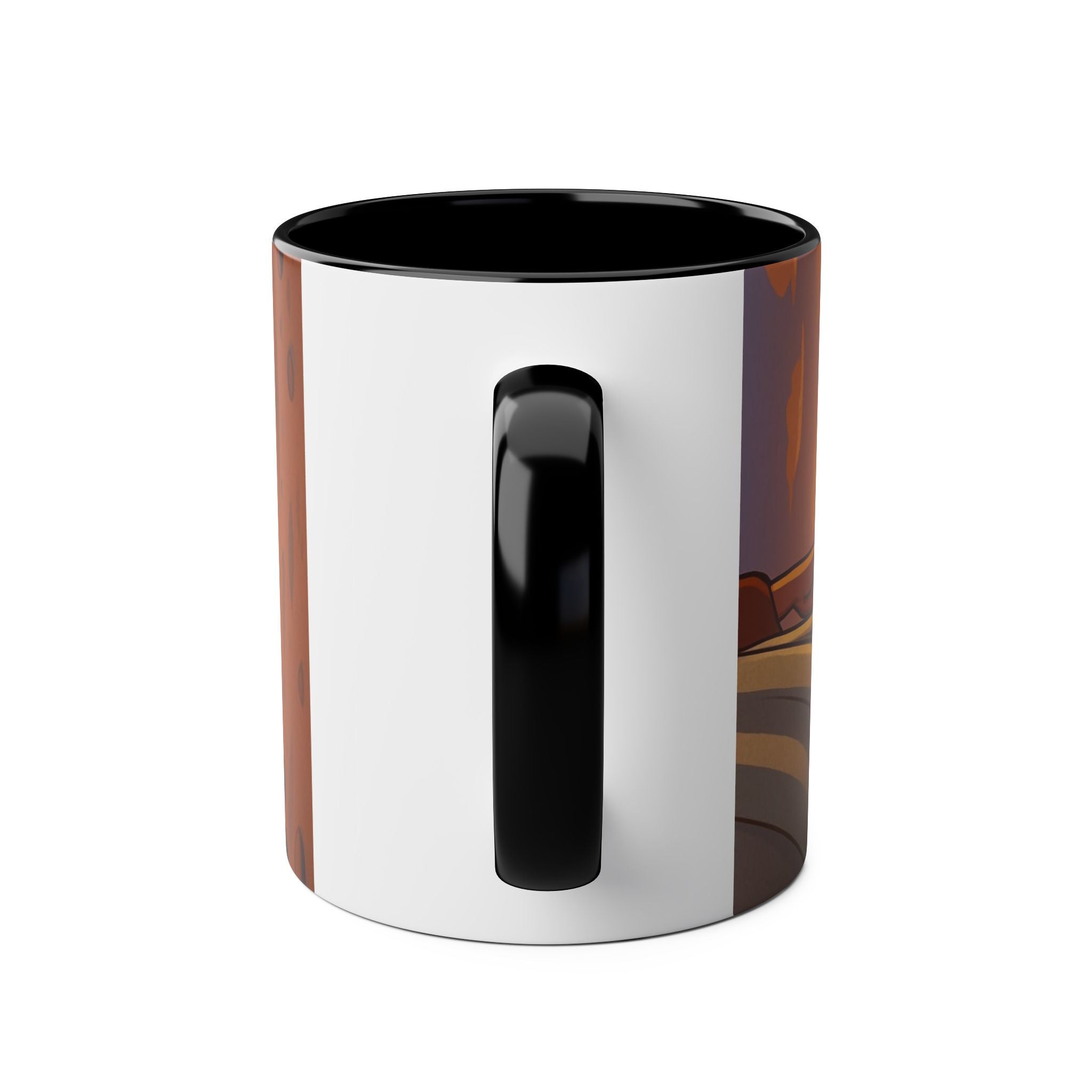 Sunset Shepherd & Sheep 11oz Two-Tone Coffee Mug