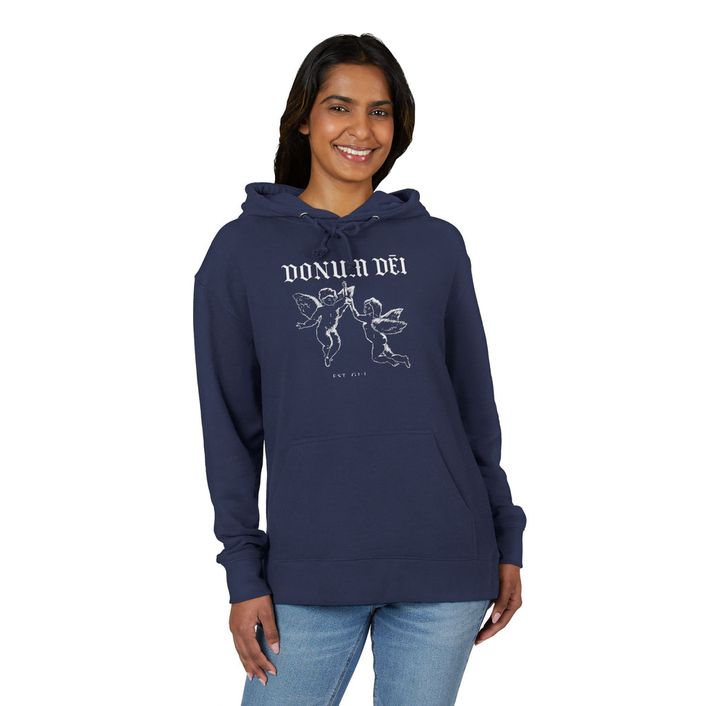 Hoodie — Donum Dei Angel Graphic French Terry Hoodie