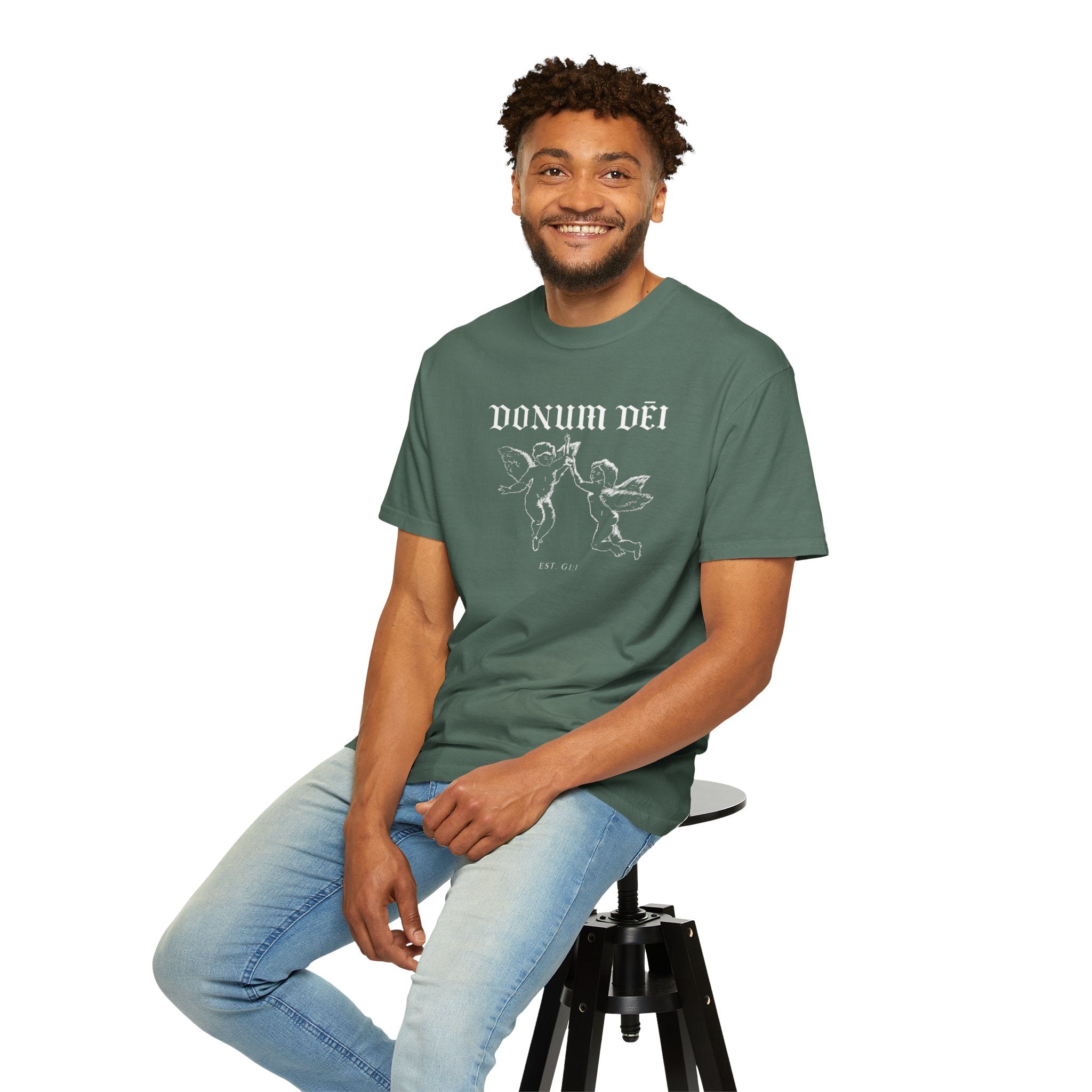 Donum Dei Summer T-Shirt — Religious Latin Faith Tee