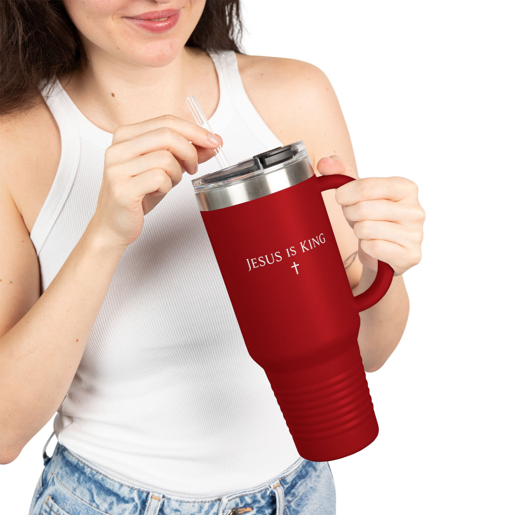 Jesus Is King 40oz Insulated Travel Mug