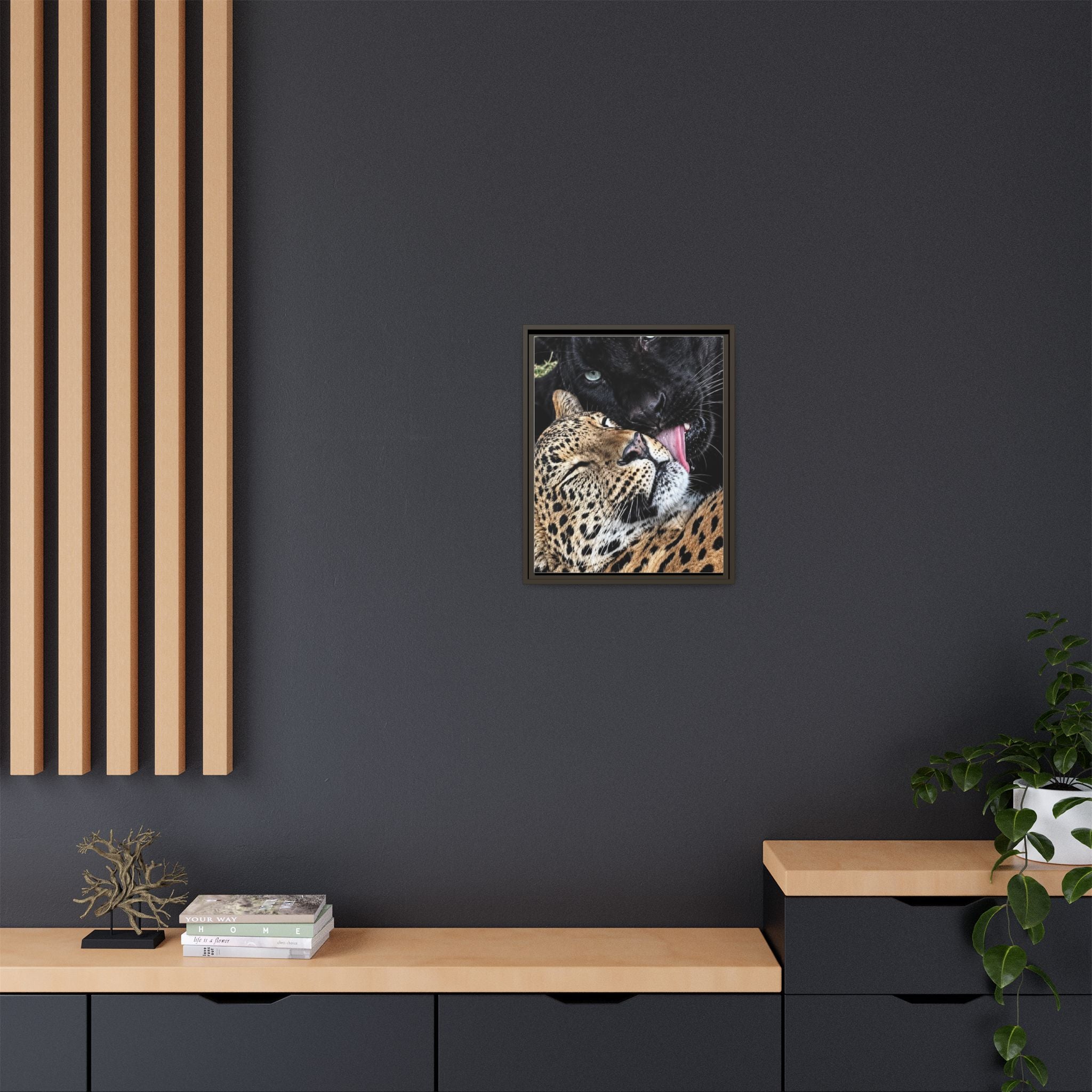Matte Canvas, Framed (Multi-color)