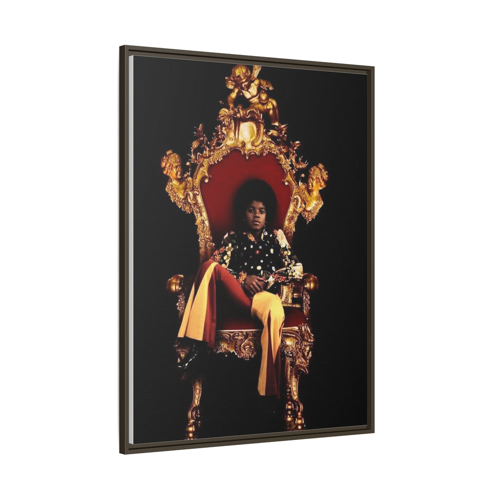 Pop Star Tribute Canvas Art — Matte Framed Wall Decor