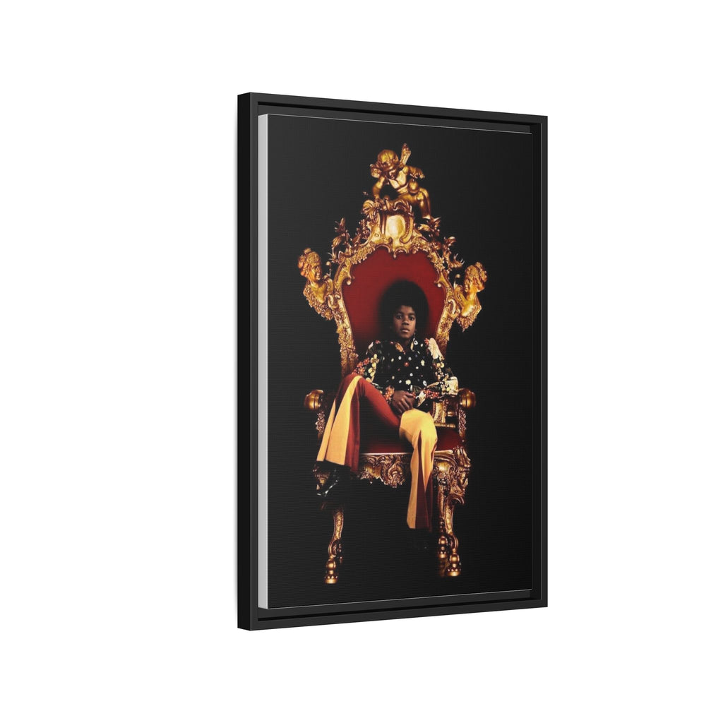 Pop Star Tribute Canvas Art — Matte Framed Wall Decor