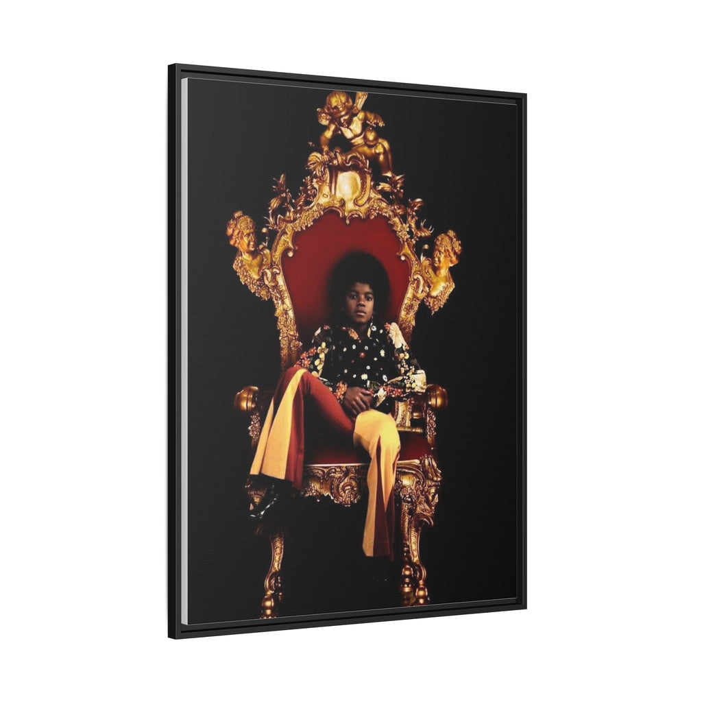 Pop Star Tribute Canvas Art — Matte Framed Wall Decor