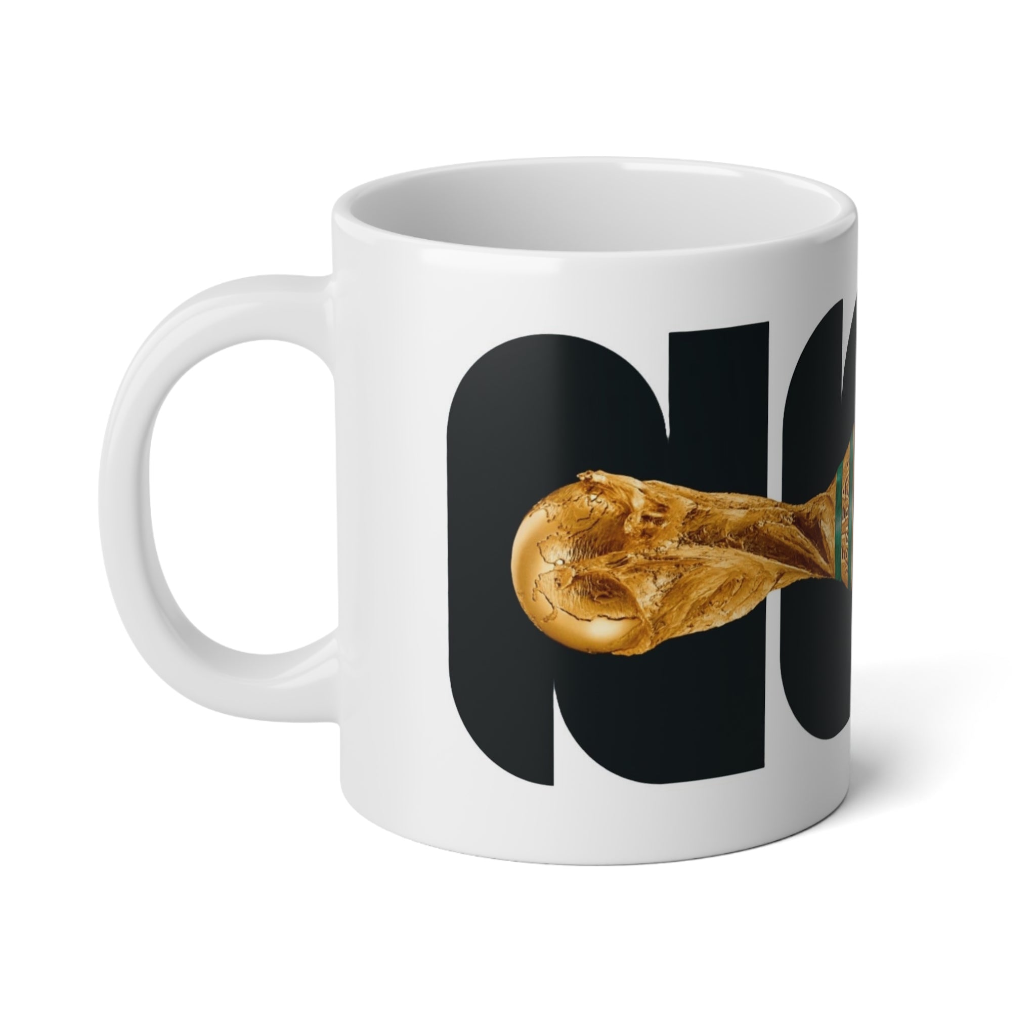 Jumbo Mug — FIFA World Cup Trophy Graphic 20oz Coffee Mug
