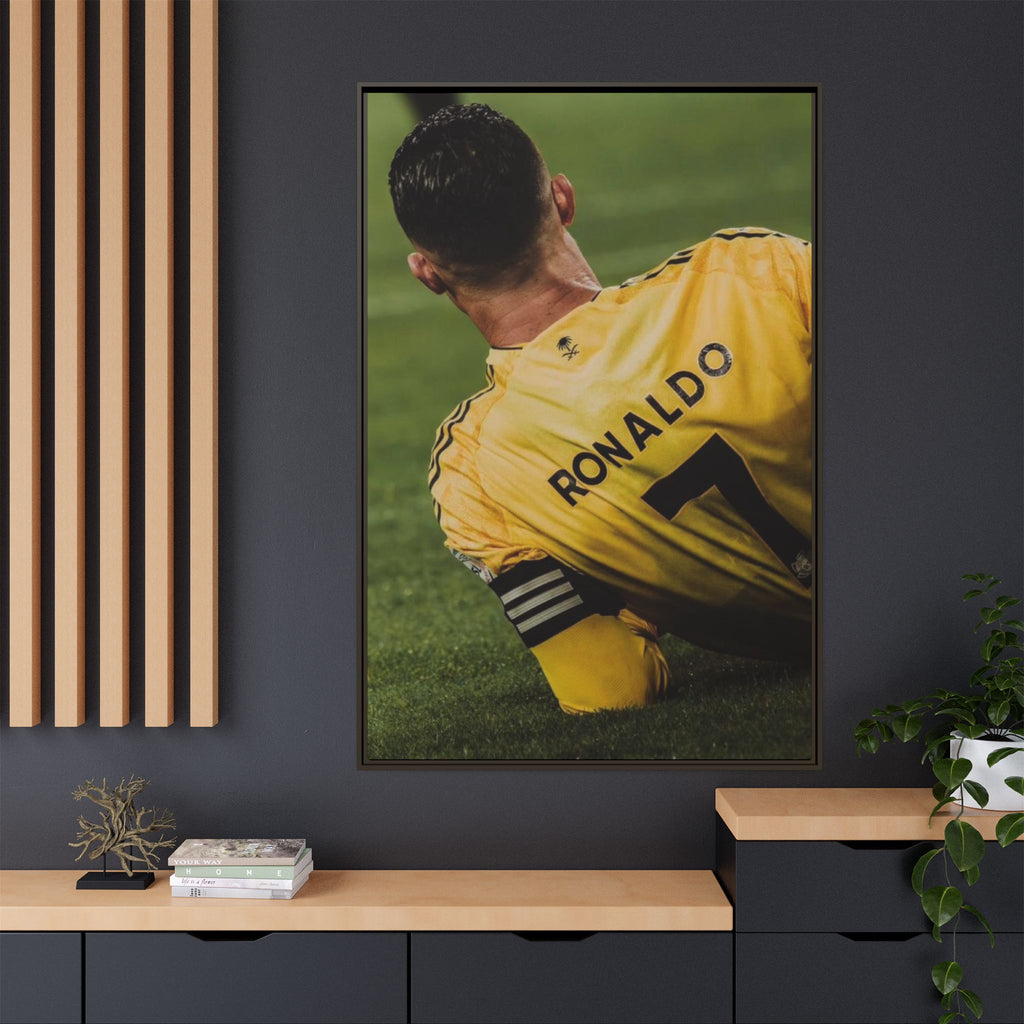 Framed Matte Canvas Poster – DONUM DEI™ | Legacy Greatest No. 7 — Eternal Great ICON