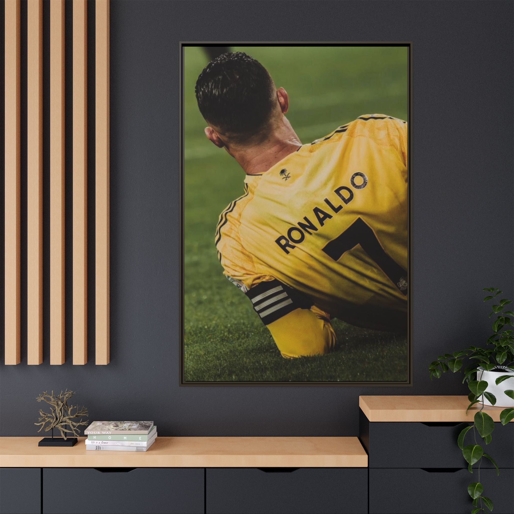 Framed Matte Canvas Poster – DONUM DEI™ | Legacy Greatest No. 7 — Eternal Great ICON