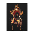 Regal Throne Portrait Stretched Canvas