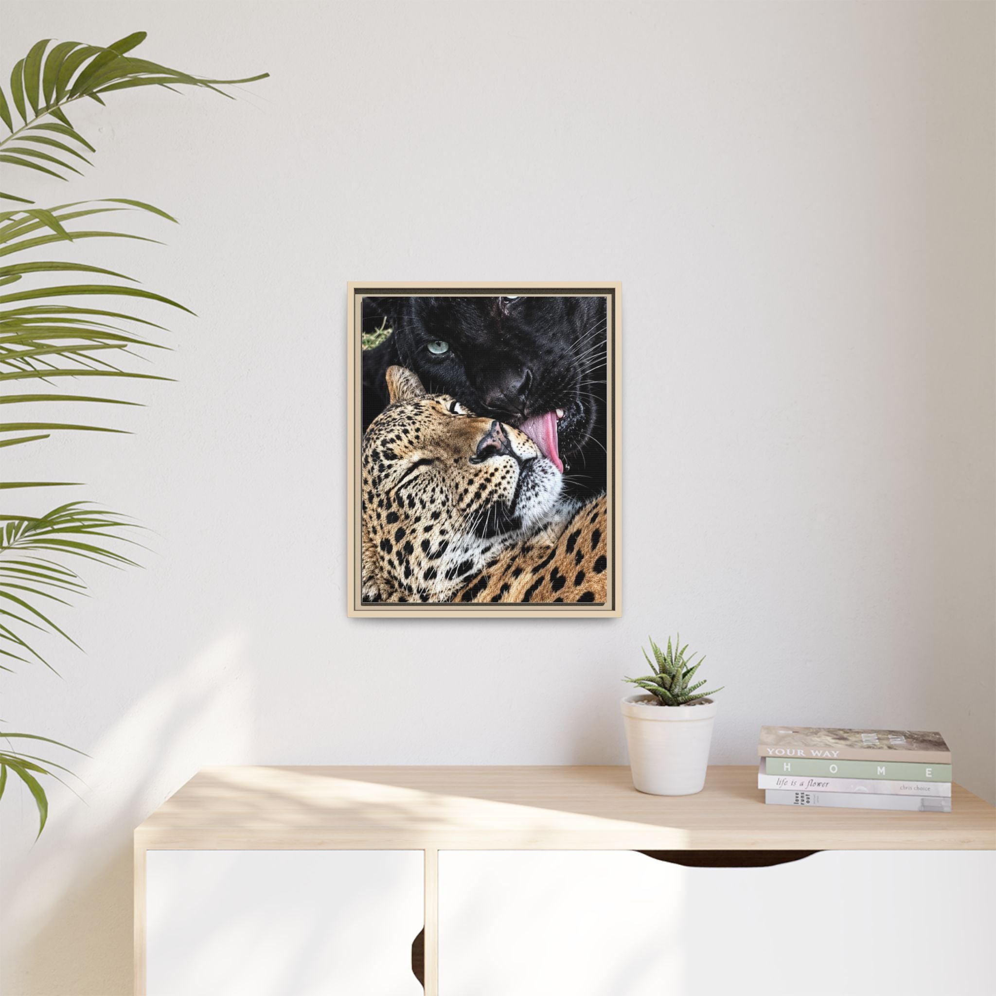 Matte Canvas, Framed (Multi-color)