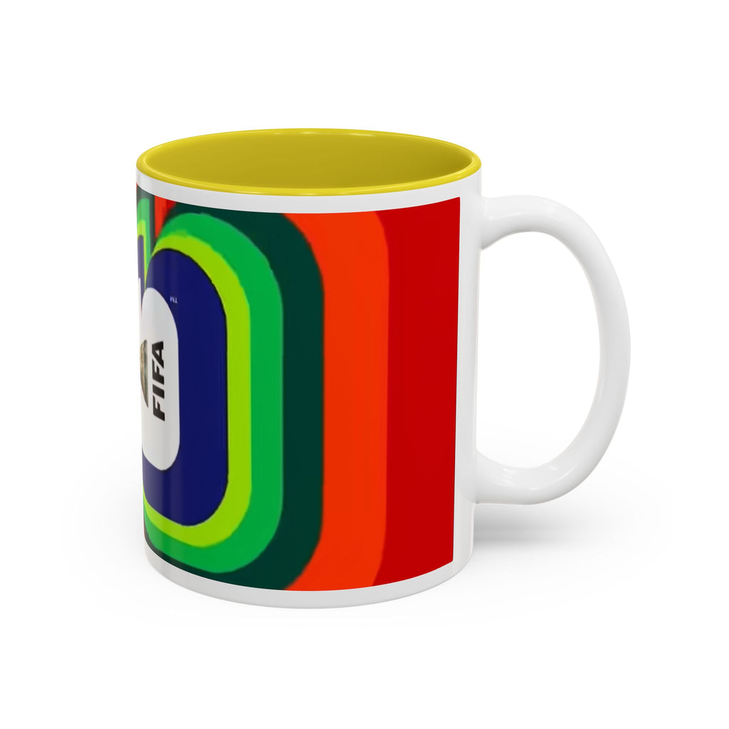 FIFA World Cup Trophy Two-Tone Accent Mug (11oz, 15oz)