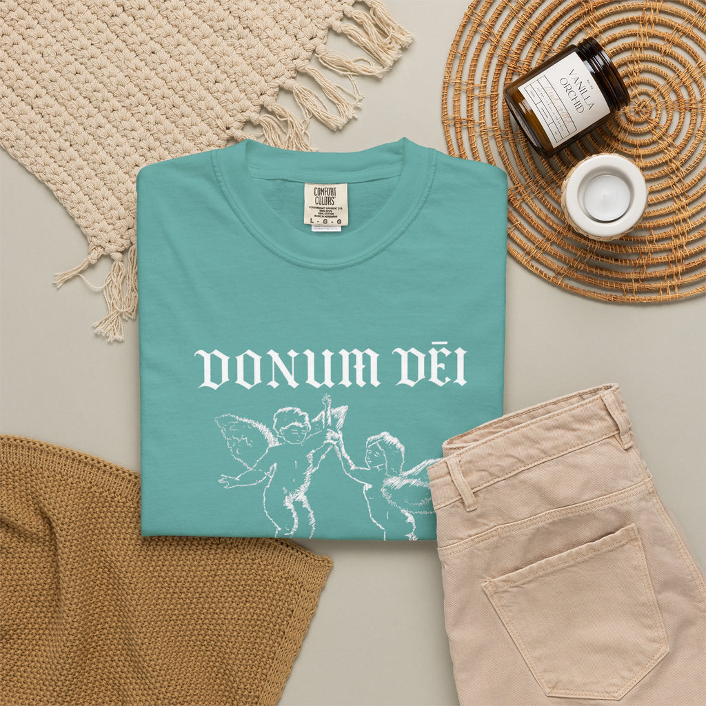 Donum Dei Summer T-Shirt — Religious Latin Faith Tee