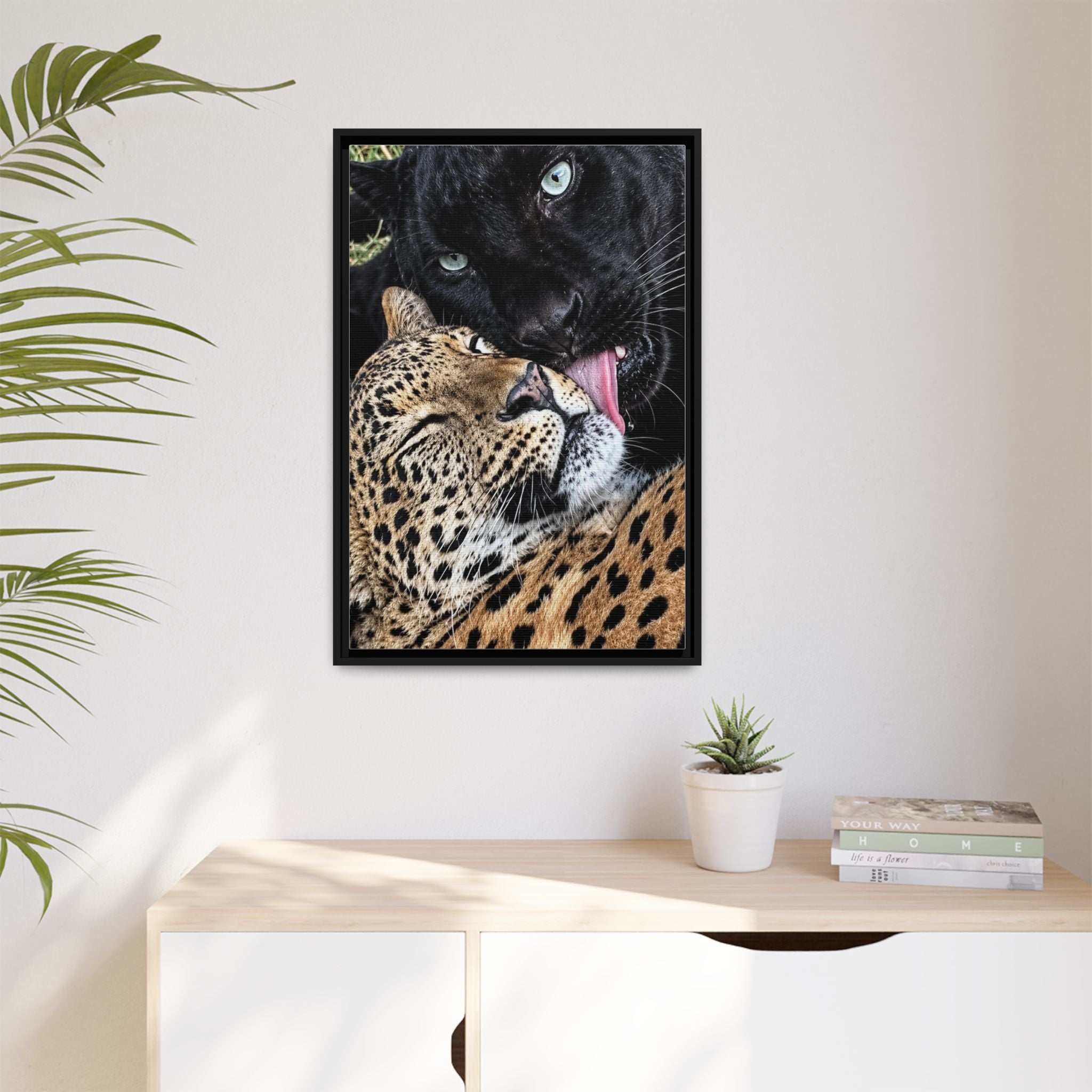 Matte Canvas, Framed (Multi-color)