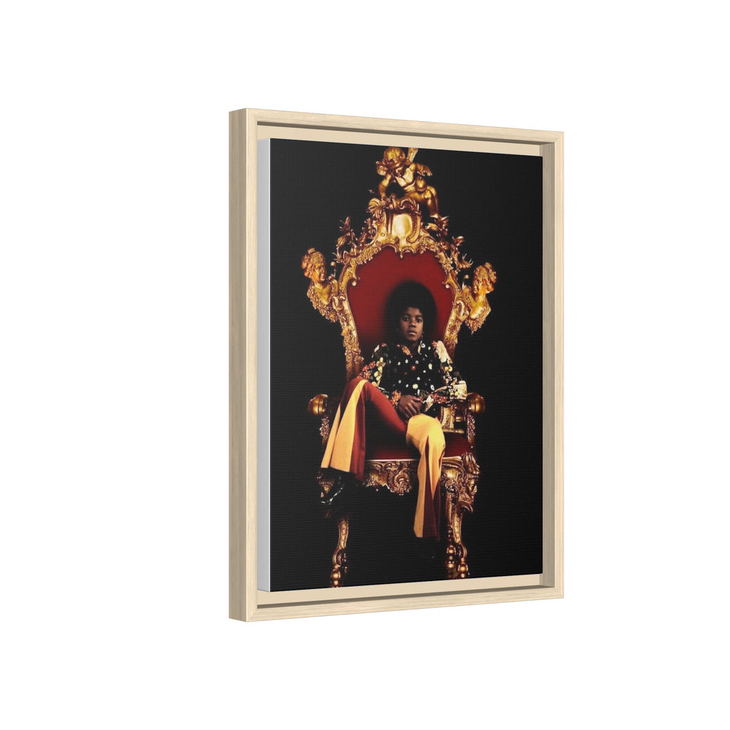 Pop Star Tribute Canvas Art — Matte Framed Wall Decor