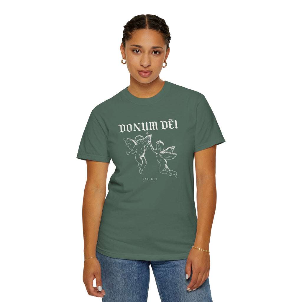 Donum Dei Summer T-Shirt — Religious Latin Faith Tee