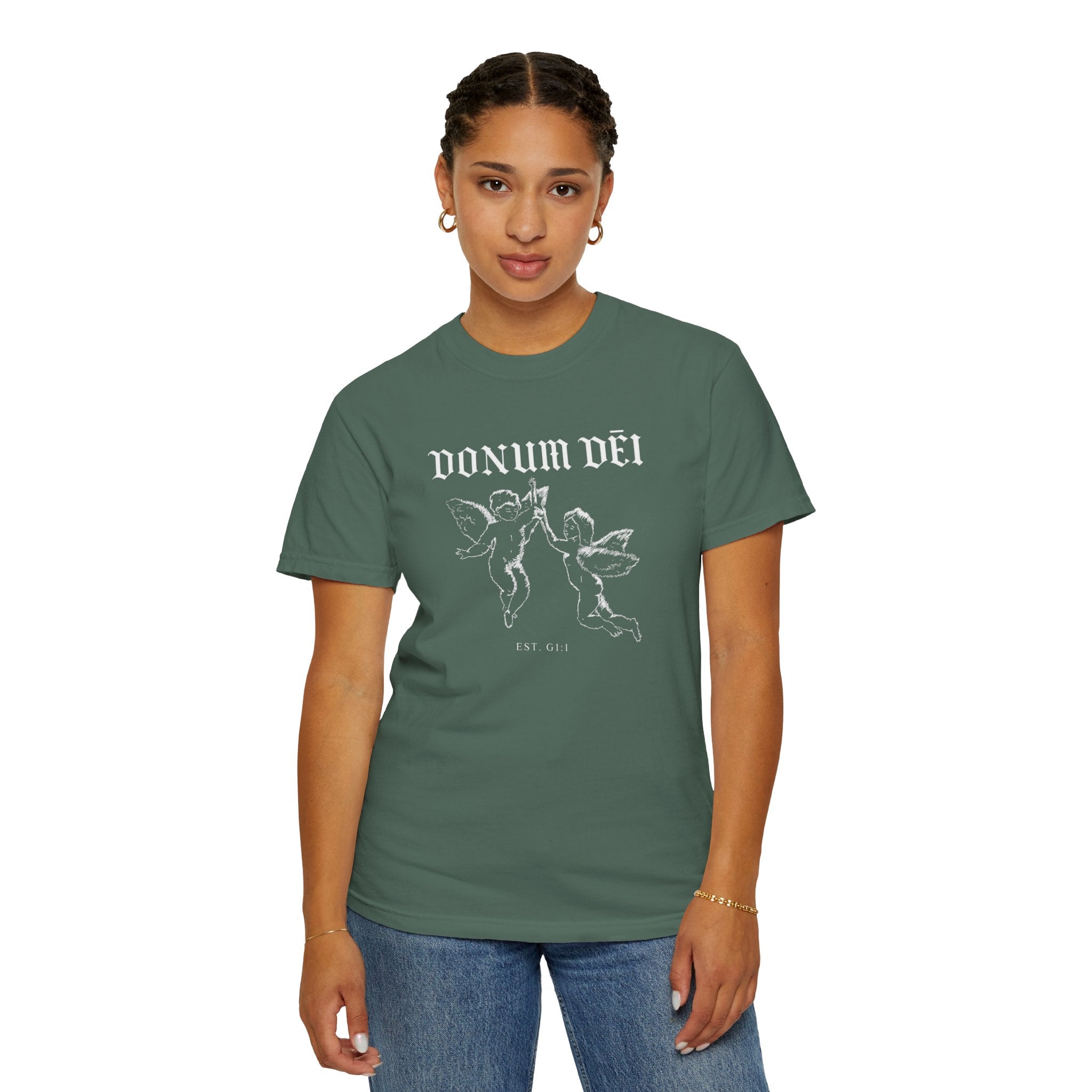 Donum Dei Summer T-Shirt — Religious Latin Faith Tee