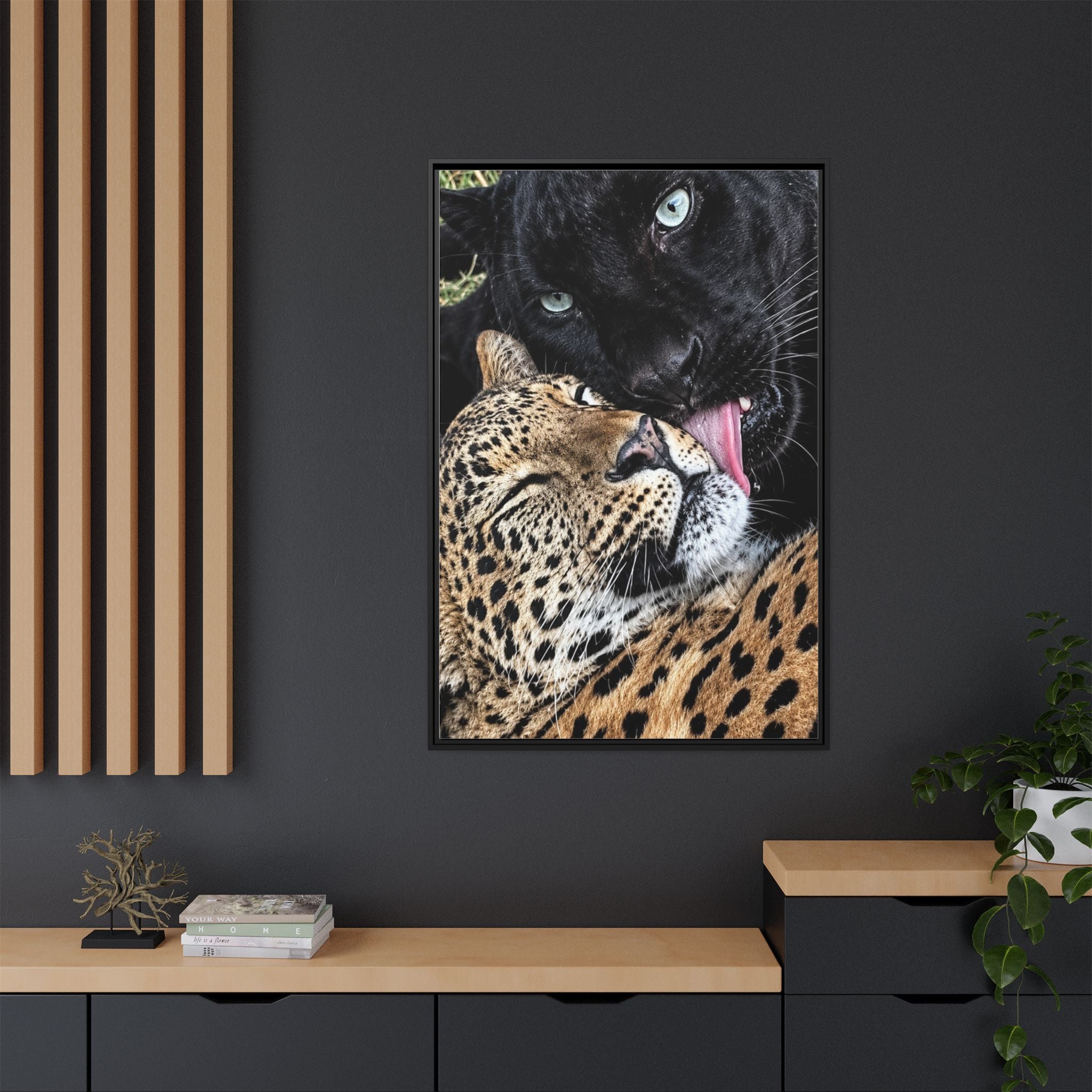 Matte Canvas, Framed (Multi-color)