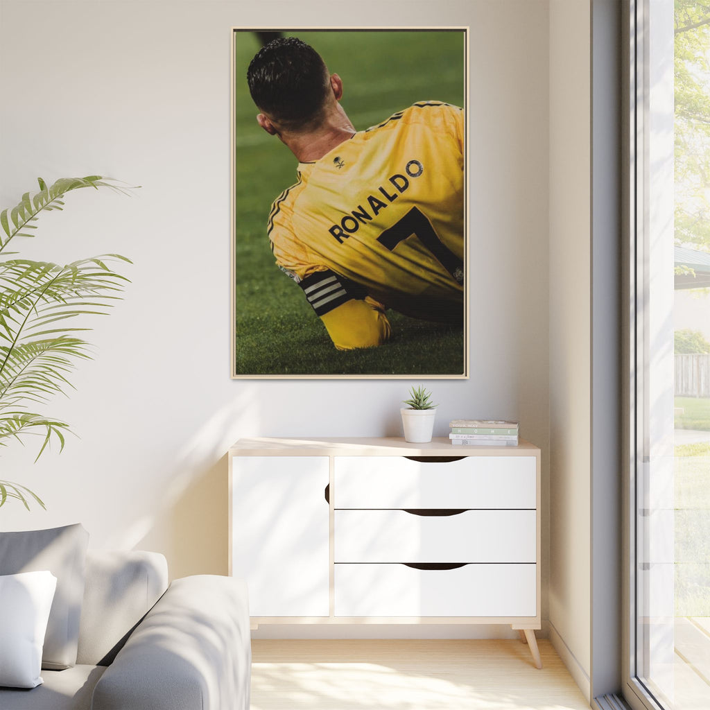 Framed Matte Canvas Poster – DONUM DEI™ | Legacy Greatest No. 7 — Eternal Great ICON