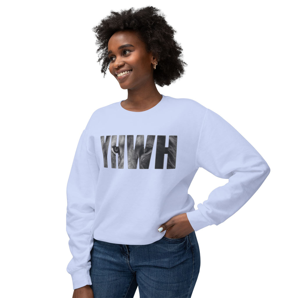 YHWH Crewneck Sweatshirt — Religious Faith Christian Prayer Pullover