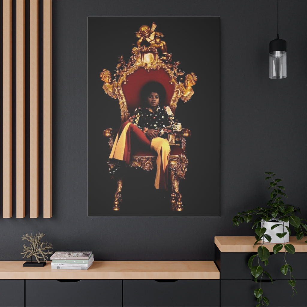 Legacy Portrait Wall Art Canvas — Gifted Pop Icon Tribute