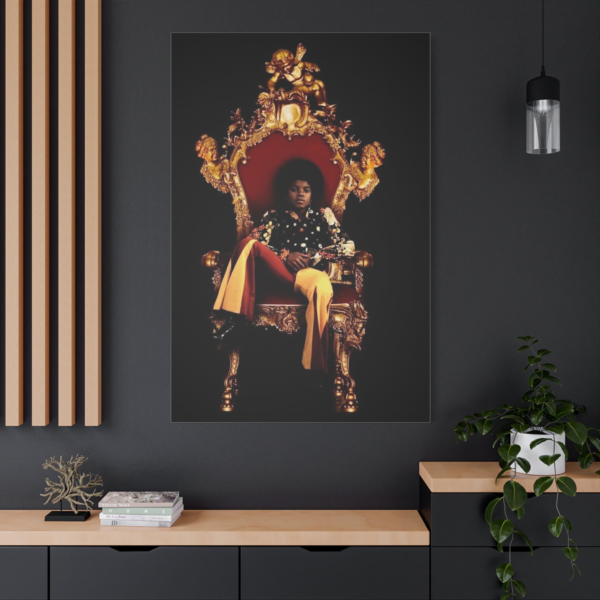 Legacy Portrait Wall Art Canvas — Gifted Pop Icon Tribute
