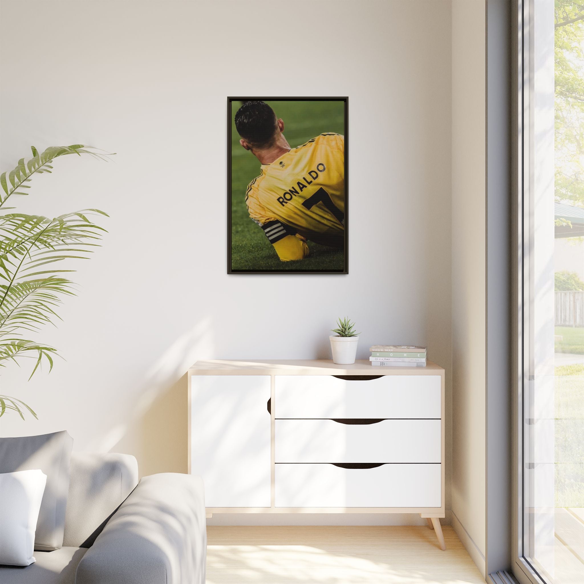Framed Matte Canvas Poster – DONUM DEI™ | Legacy Greatest No. 7 — Eternal Great ICON
