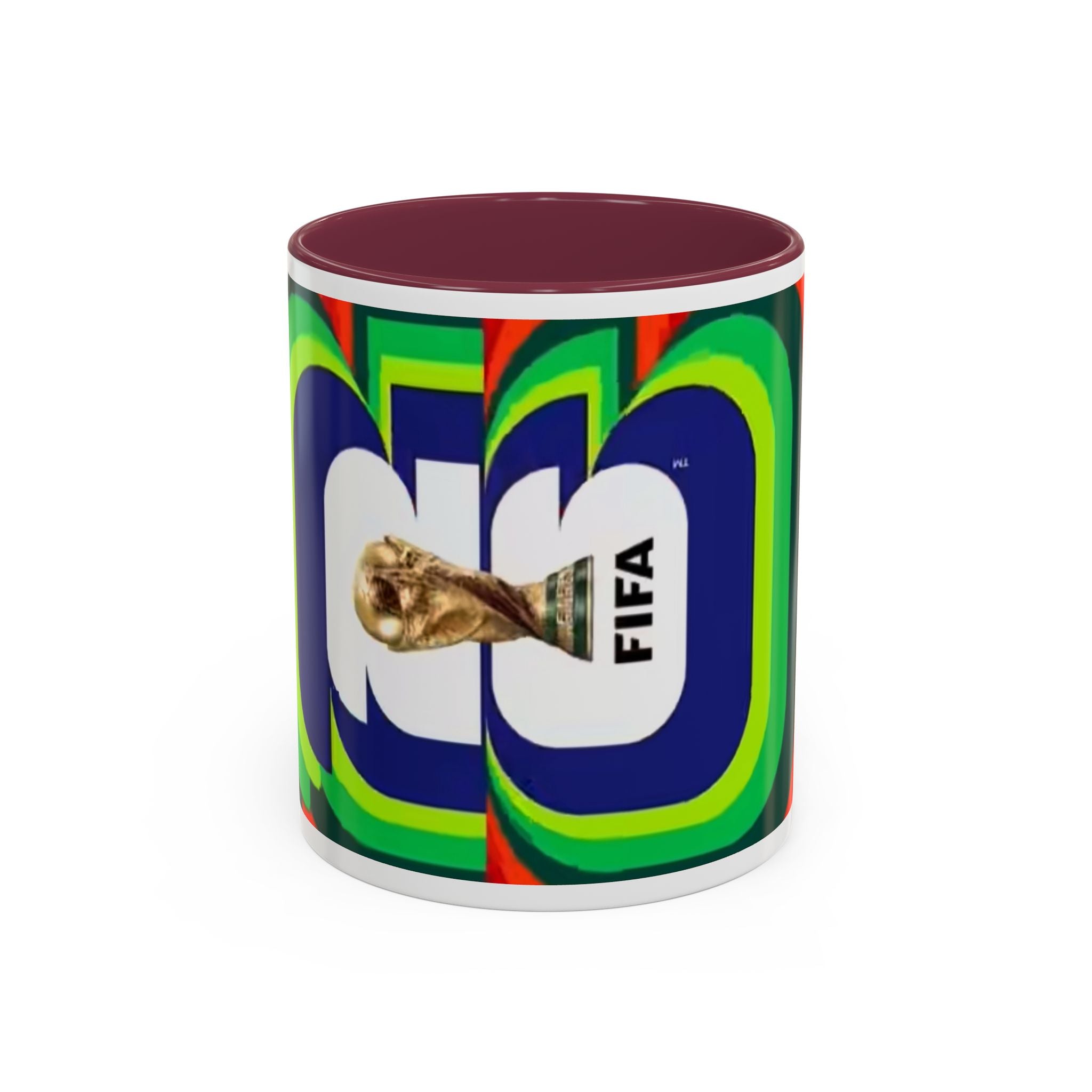 FIFA World Cup Trophy Two-Tone Accent Mug (11oz, 15oz)
