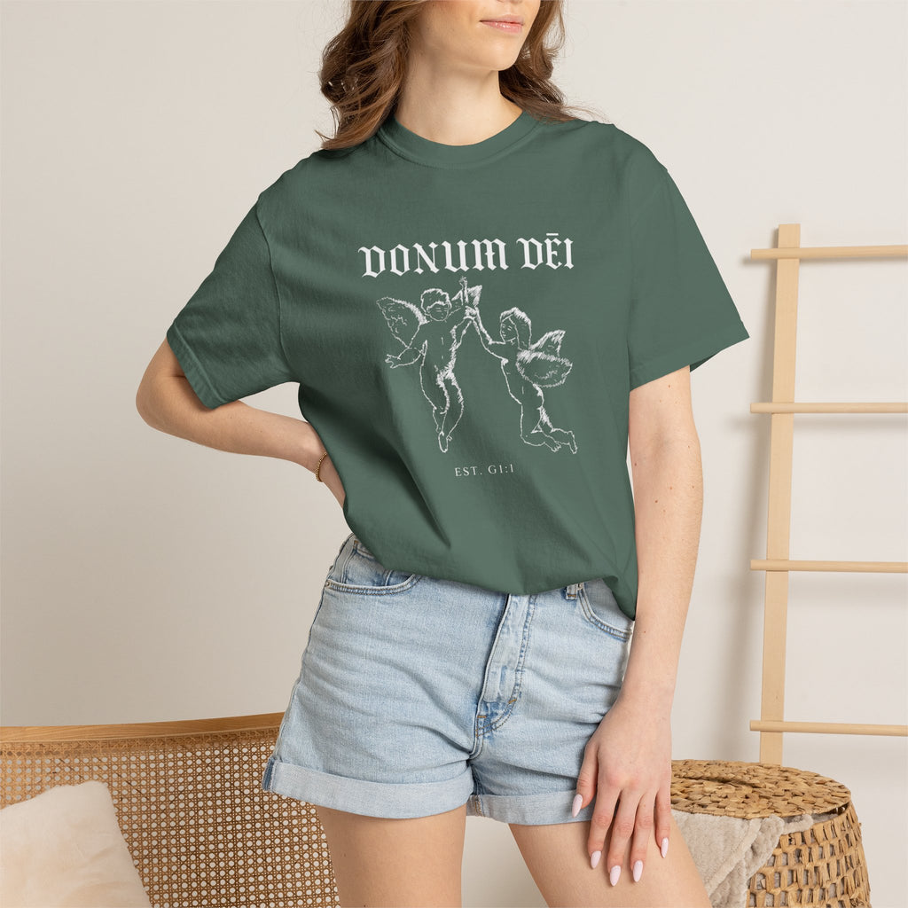 Donum Dei Summer T-Shirt — Religious Latin Faith Tee