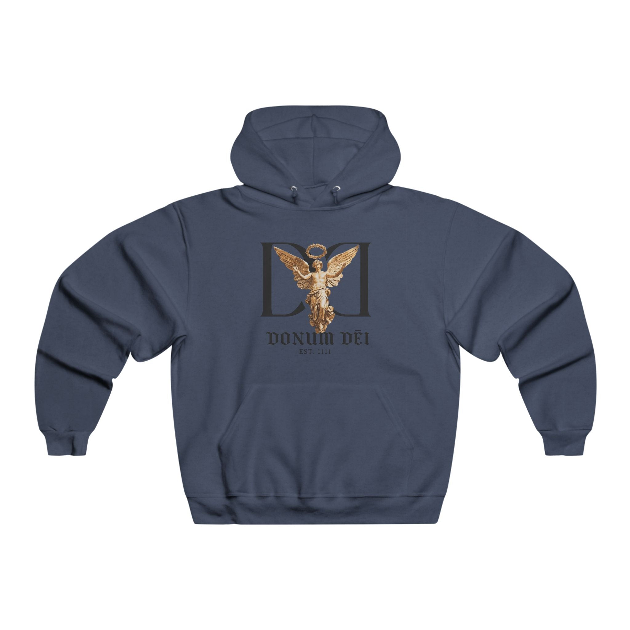 Eagle Crest Hoodie — 'Donum Dei' Vintage Roman Emblem Sweatshirt