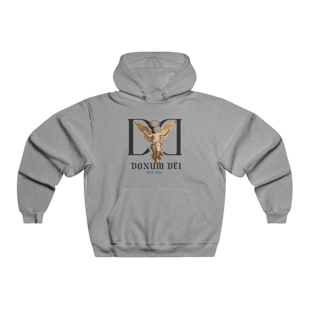 Eagle Crest Hoodie — 'Donum Dei' Vintage Roman Emblem Sweatshirt