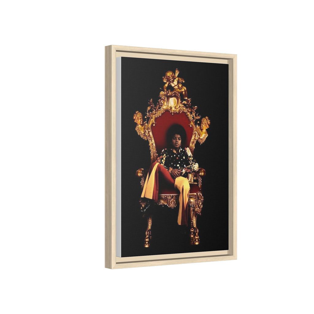 Pop Star Tribute Canvas Art — Matte Framed Wall Decor