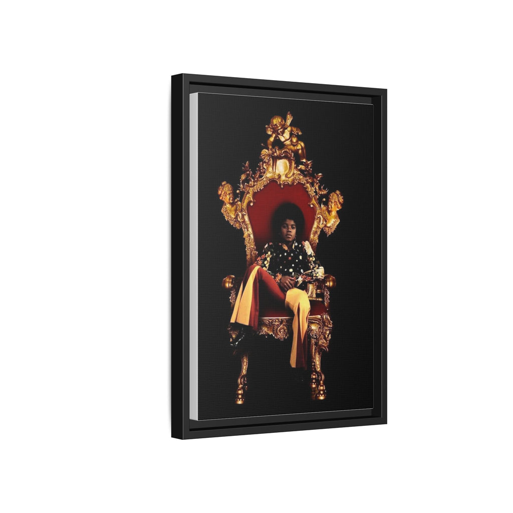 Pop Star Tribute Canvas Art — Matte Framed Wall Decor