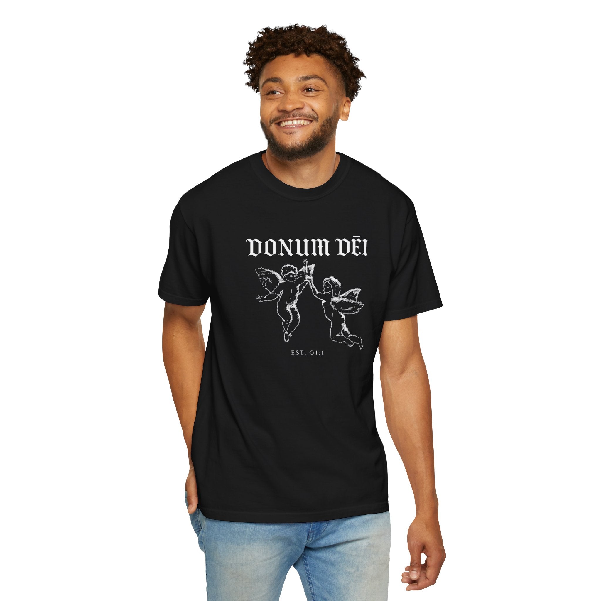 Donum Dei Summer T-Shirt — Religious Latin Faith Tee