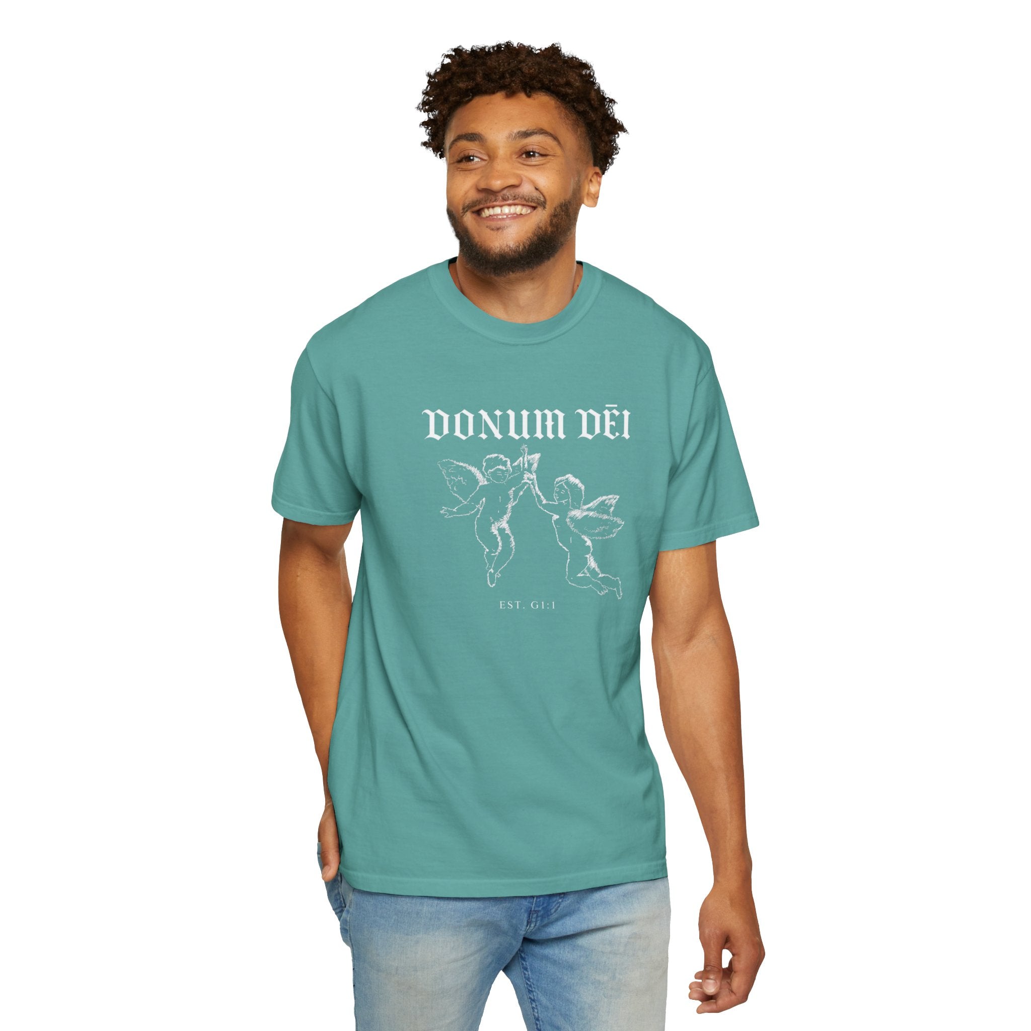 Donum Dei Summer T-Shirt — Religious Latin Faith Tee