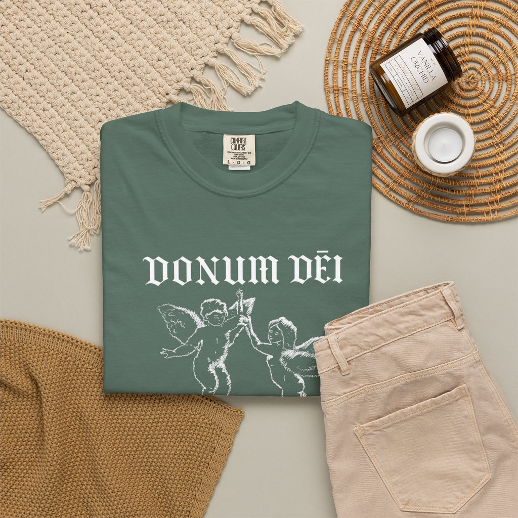 Donum Dei Summer T-Shirt — Religious Latin Faith Tee