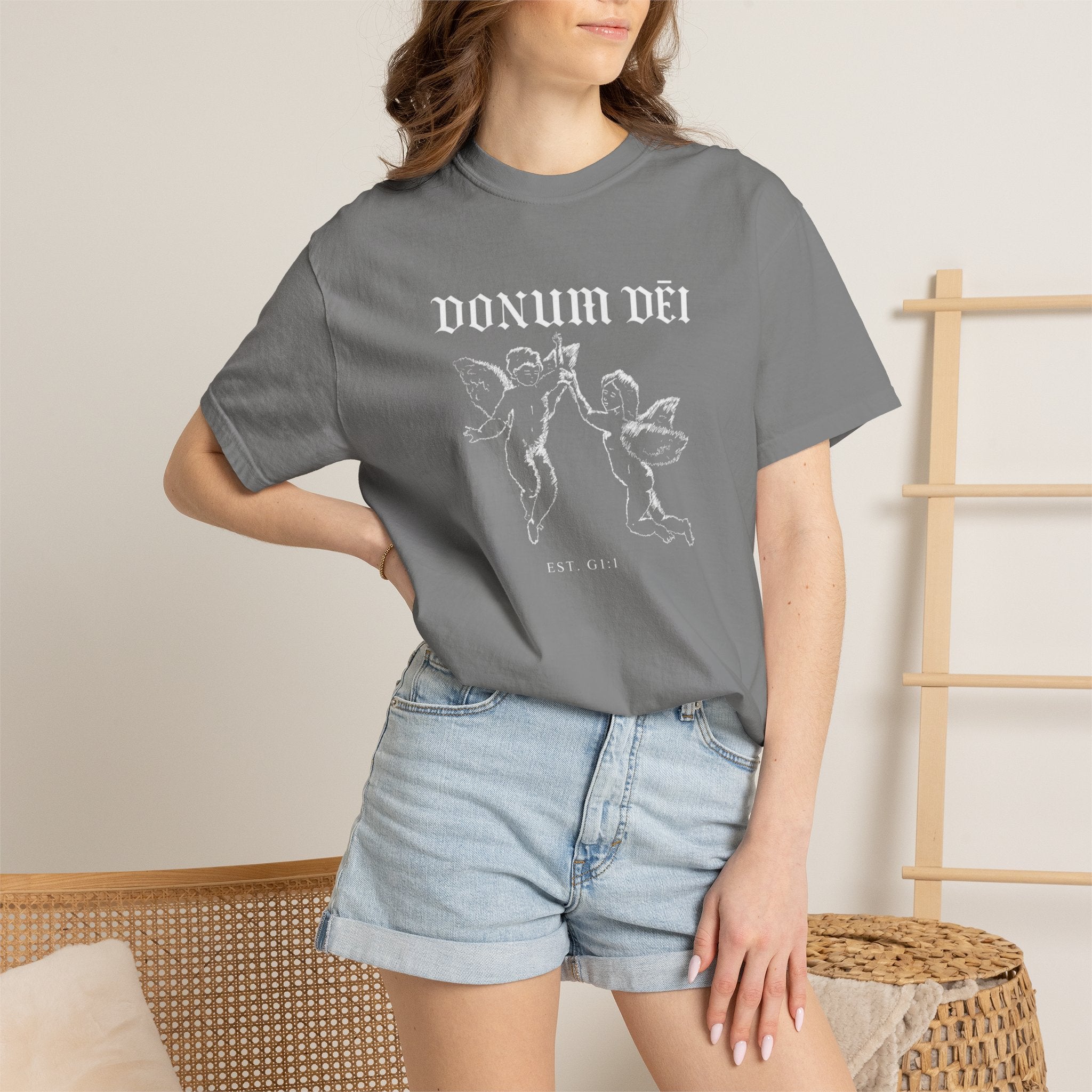Donum Dei Summer T-Shirt — Religious Latin Faith Tee