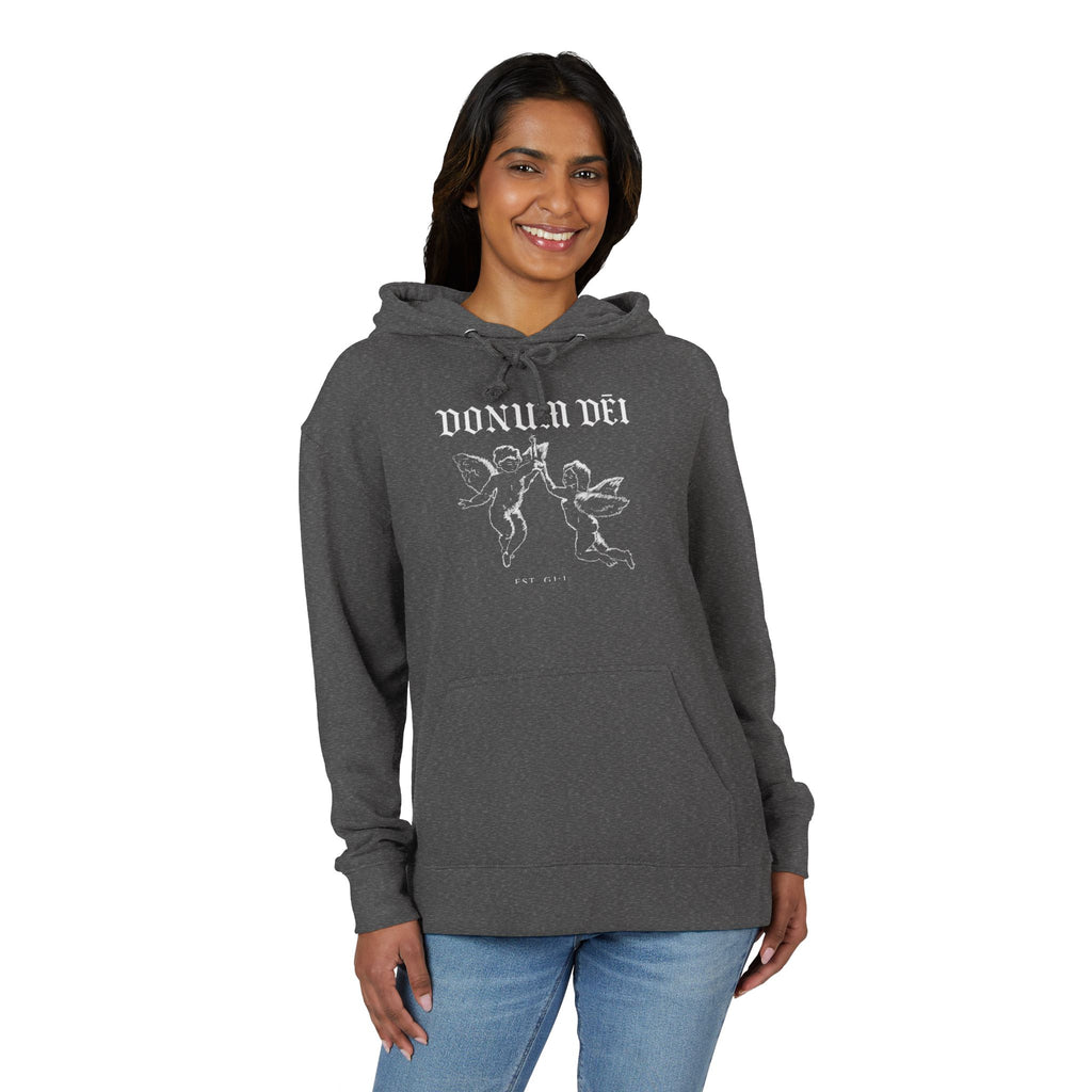 Hoodie — Donum Dei Angel Graphic French Terry Hoodie