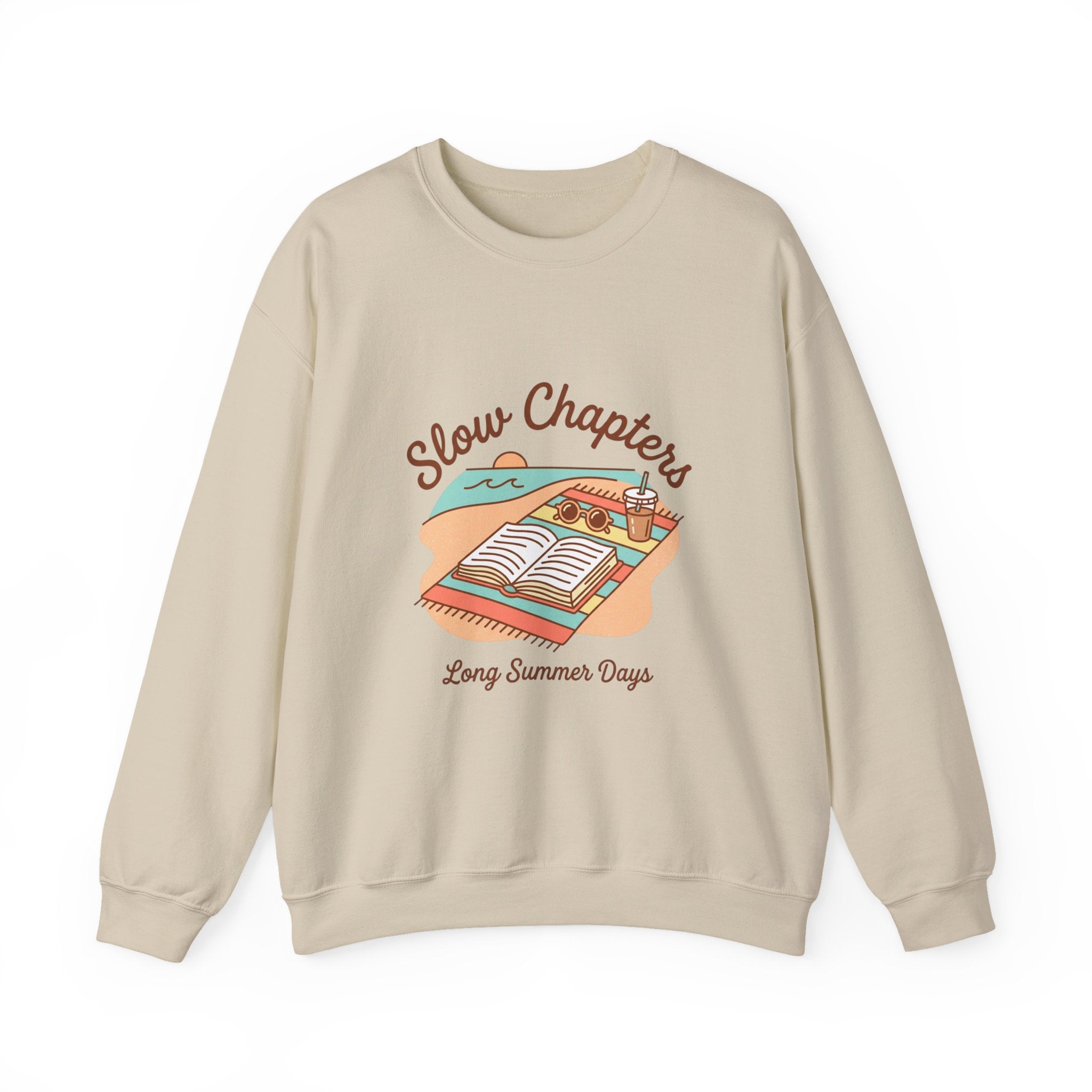 Slow Chapters Sweatshirt | summer aesthetic, pastel coastal vibes