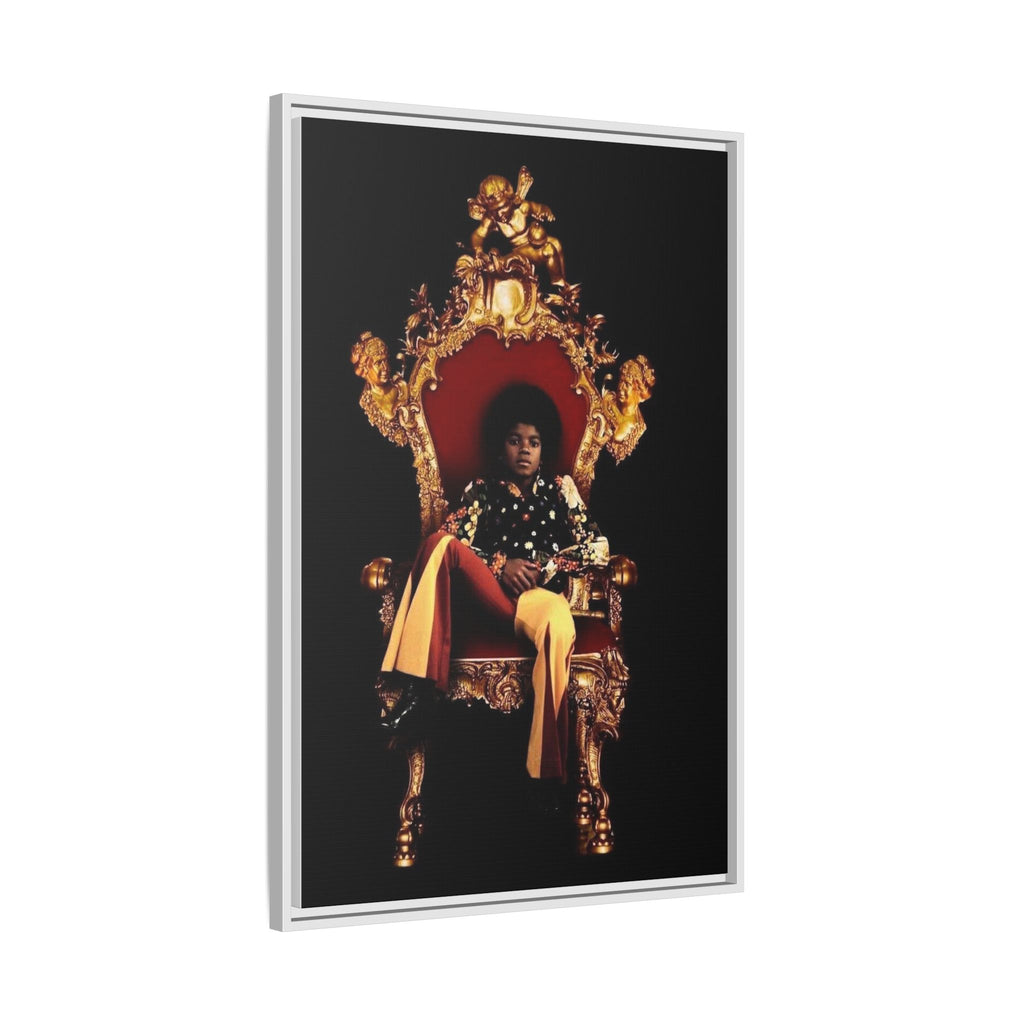 Pop Star Tribute Canvas Art — Matte Framed Wall Decor