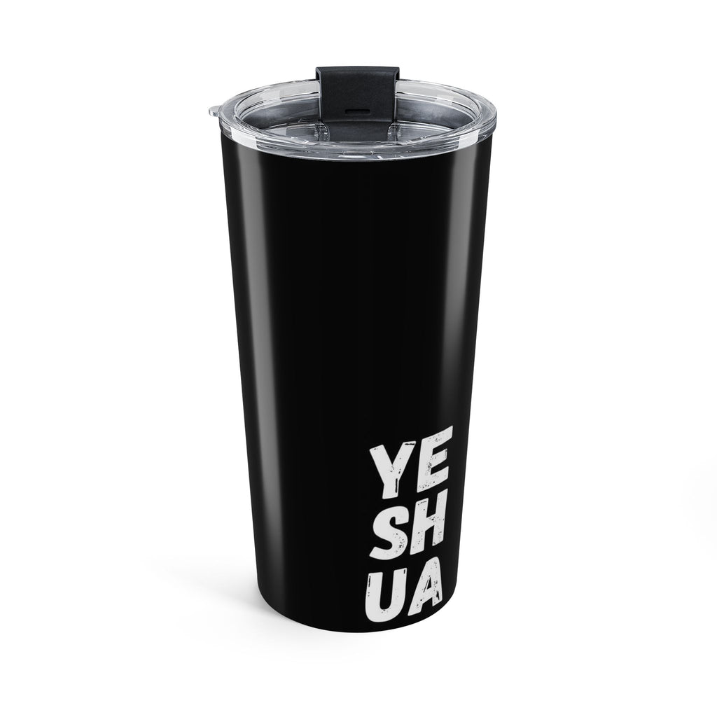 Faith-Inspired 20oz Tumbler - Yeshua & Crucifix Design Tumbler